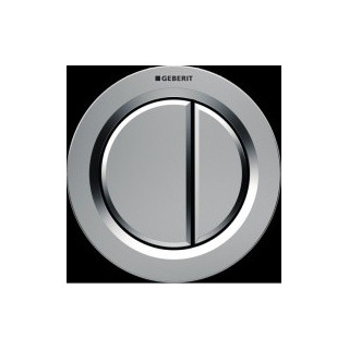 Przycisk uruchamiający do WC Geberit Sigma 01 pneumatyczny, ręczny, dwudzielny, podtynkowy, chrom matowy- sanitbuy.pl