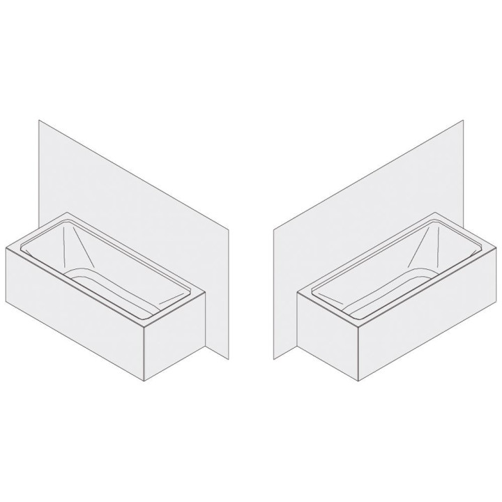 Wanna przyścienna Kaldewei Meisterstück Centro Duo 2 biała, 170 x 75 x 47 cm, powierzchnia uszlachetniona- sanitbuy.pl