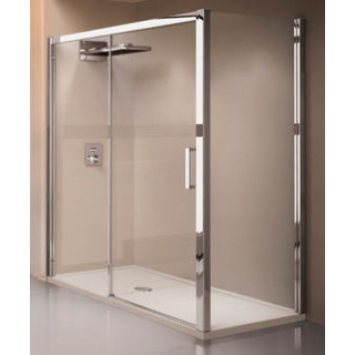 Drzwi prysznicowe przesuwane Novellini Kuadra 2P 162-168 cm lewe   - sanitbuy.pl