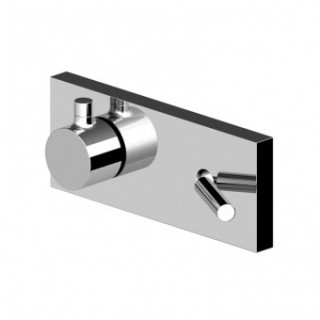 Bateria umywalkowa Zucchetti PAN ścienna, chrom, podtynkowa, z perlatorem- sanitbuy.pl