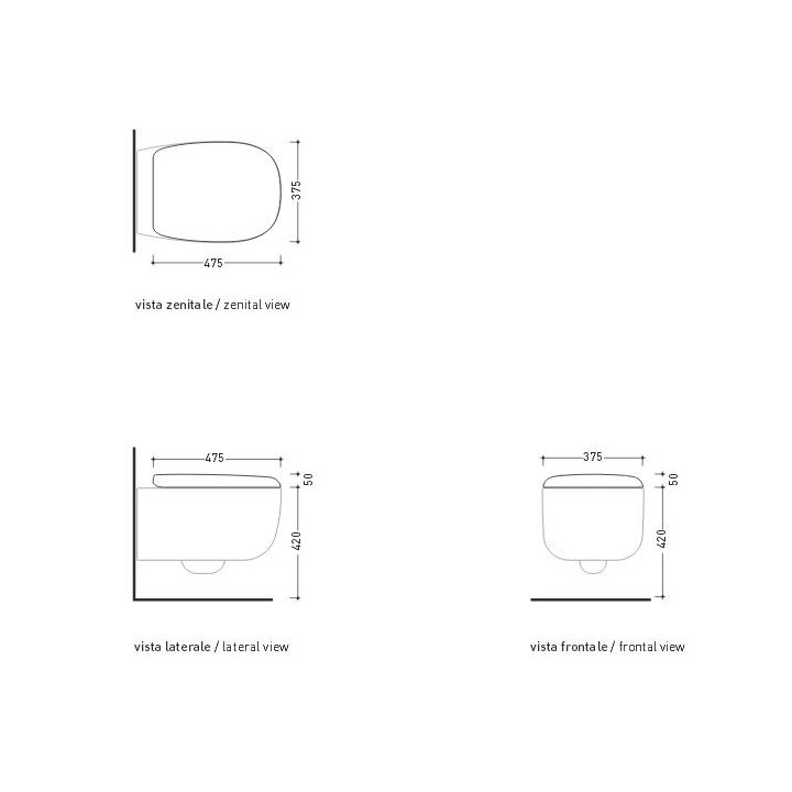 Deska wolnoopadająca Flaminia App biała, twarda, zawiasy Quick-Release- sanitbuy.pl