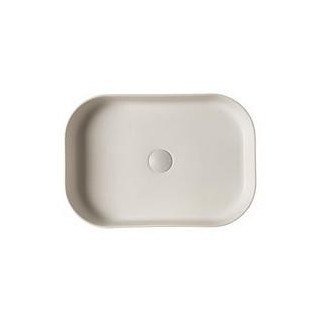 Umywalka nablatowa, prostokątna Galassia SmartB biała, 45 x 38 cm, bez otworu i półki na baterię- sanitbuy.pl