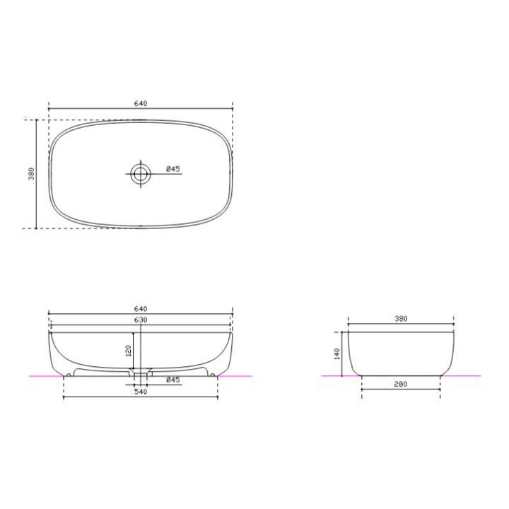 Umywalka wisząca, prostokątna Villeroy & Boch biały Alpin, 45 x 37 x 15 cm, przelew, otwór na baterię, powłoka CeramicPlus- sani