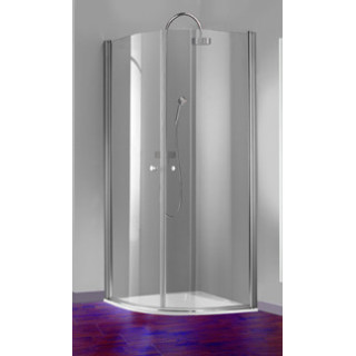 Drzwi prysznicowe Huppe Design 501 - skrzydłowe, szer. 1000mm, szkło z powłoką Anti-Plaque - sanitbuy.pl