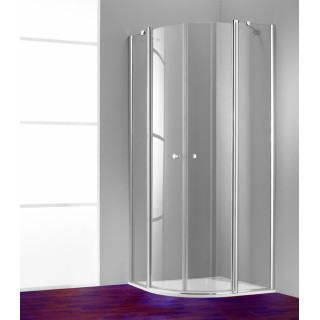 Drzwi prysznicowe Huppe Design 501 - skrzydłowe ze stałym segmentem, szer. 900mm- sanitbuy.pl