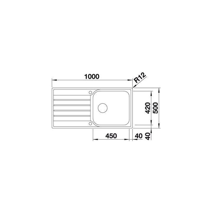 Zlewozmywak Do zabudowy 100x50 cm Blanco BLANCOLIVIT XL 6 S- sanitbuy.pl