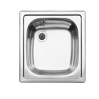 Zlewozmywak stalowy Blanco TOP EE 4x4, wpuszczany w blat - stal matowa- sanitbuy.pl