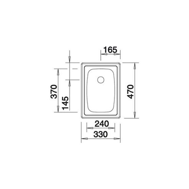Zlewozmywak stalowy Blanco TOP EE 3x4, wpuszczany w blat - stal matowa- sanitbuy.pl