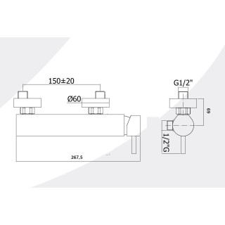 Bateria natryskowa kompletna Paffoni Stick- sanitbuy.pl