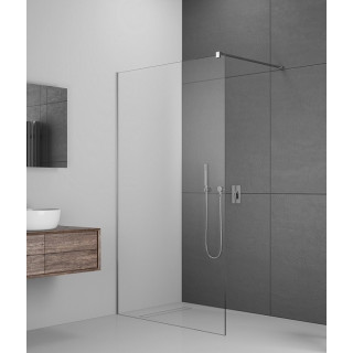 Ścianka Walk-In Radaway Modo II New 160, 158.5-159.5x200cm, chrom, szkło przejrzyste- sanitbuy.pl