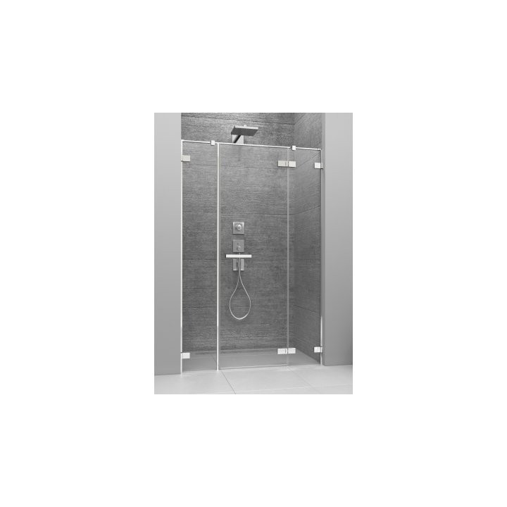 Drzwi prysznicowe wnękowe 130cm x 200cm ze ściankami stałymi lewe Radaway Arta DWJS- sanitbuy.pl