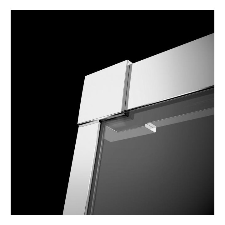 Drzwi wnękowe 100cm x 200.5cm lewe szkło przejrzyste chrom Radaway Idea DWJ- sanitbuy.pl