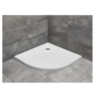 Brodzik półokrągły z konglomeratu marmurowego 90x90cm Radaway Zantos A- sanitbuy.pl