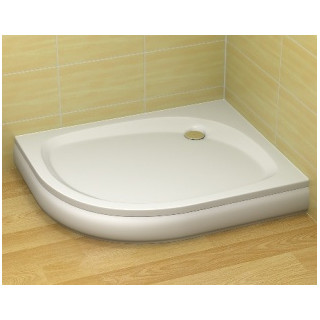 Brodzik Dolphi Radaway Patmos E 100x80 cm półokrągły lewy- sanitbuy.pl