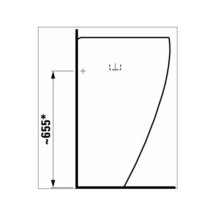 Monolityczna umywalka wolnostojąca z postumentem z otworem na baterię 53cm Laufen Alessi One- sanitbuy.pl
