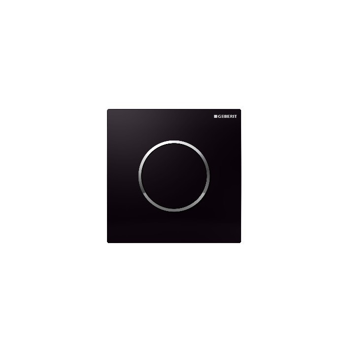 Zawór spłukujący do pisuaru pneumatyczny ręczny czarny/chrom Geberit HyTouch Sigma10 - sanitbuy.pl