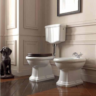 Kerasan mechanizm spłukujący z przyciskiem w kolorze Bronz- sanitbuy.pl