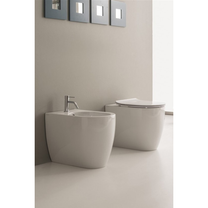 Bidet stojící Scarabeo Moon 54,5x36x42cm bílá- sanitbuy.pl