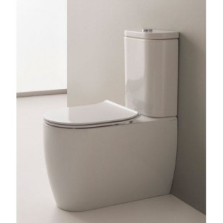 Nádrž WC kompaktní Scarabeo Moon bílá 36x15x44cm- sanitbuy.pl