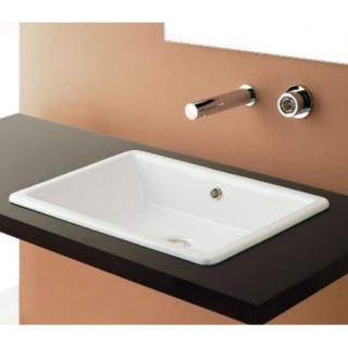Zápustné umyvadlo Scarabeo Gaia-Tech-Miky 56x39,5x15,5 cm, bílá- sanitbuy.pl