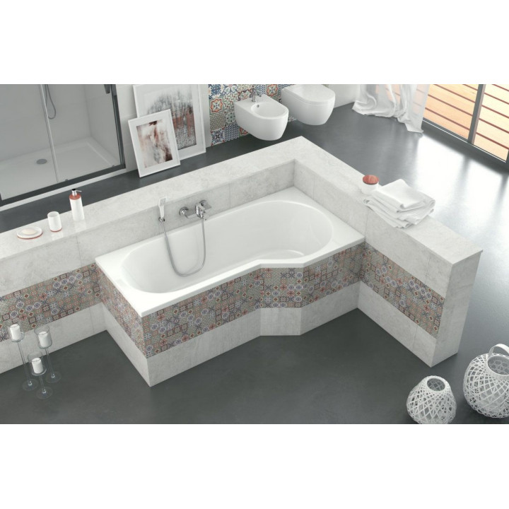 Vana Excellent Be Spot rohová 160x80 cm akrylová levá, bílá- sanitbuy.pl