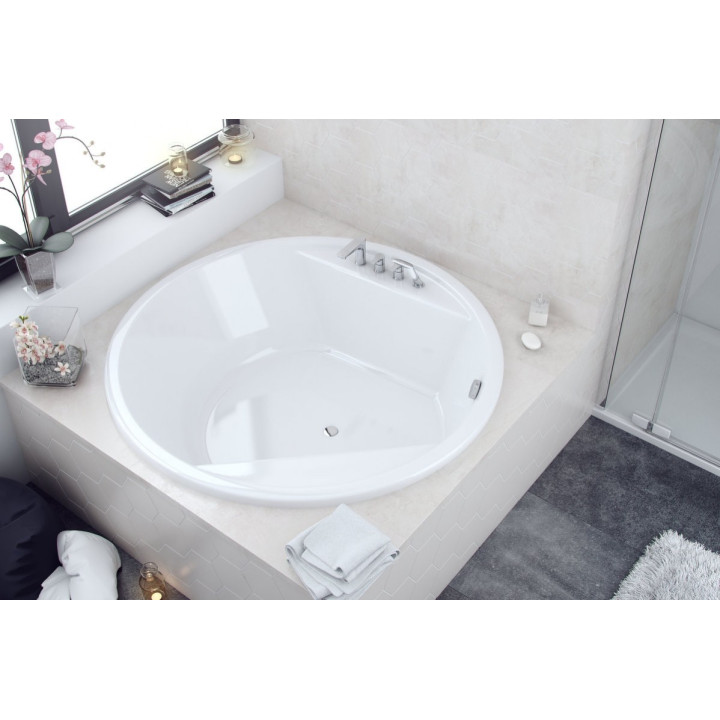 Vana Excellent Great Arc oválný 160 cm akrylátová, bílá- sanitbuy.pl