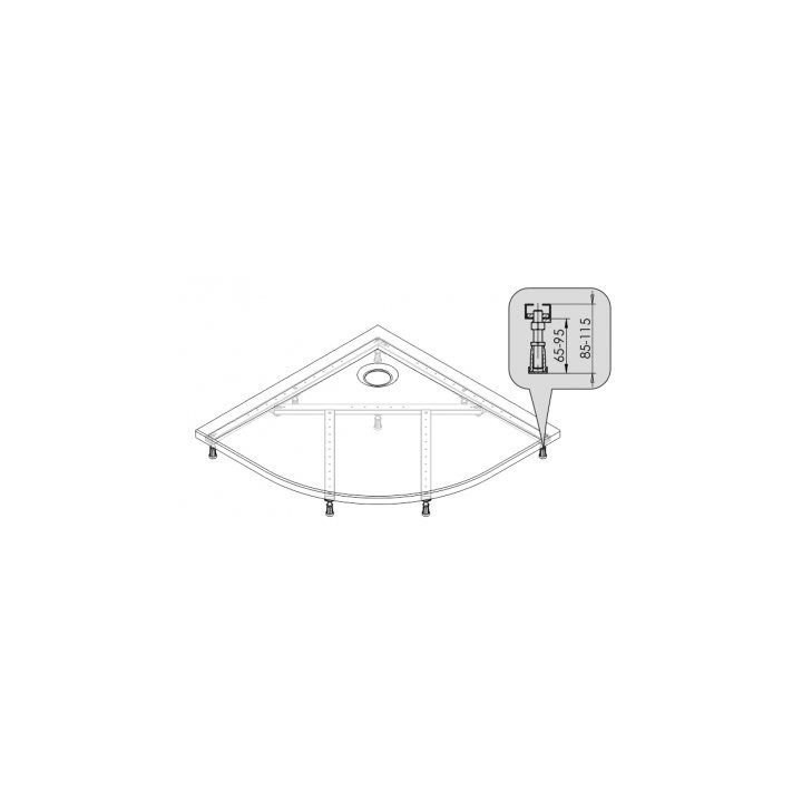 Sanplast rám do sprchové vaničky STS-072- sanitbuy.pl