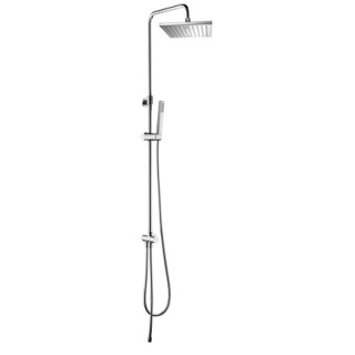 Sprchový systém Omnires Darling chrom horní sprcha 20cm, výška 88-114cm- sanitbuy.pl
