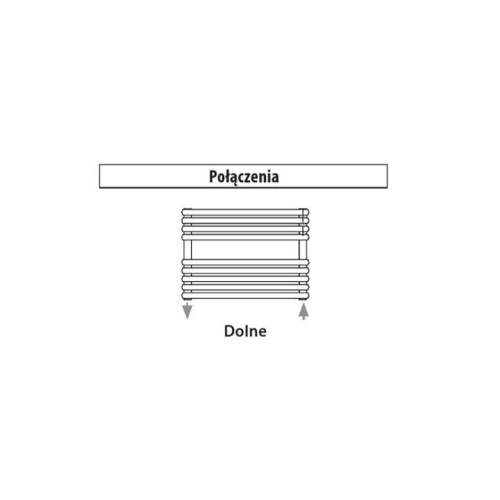 Radiátor Irsap Novo Cult 80,7x60 cm - bílá- sanitbuy.pl