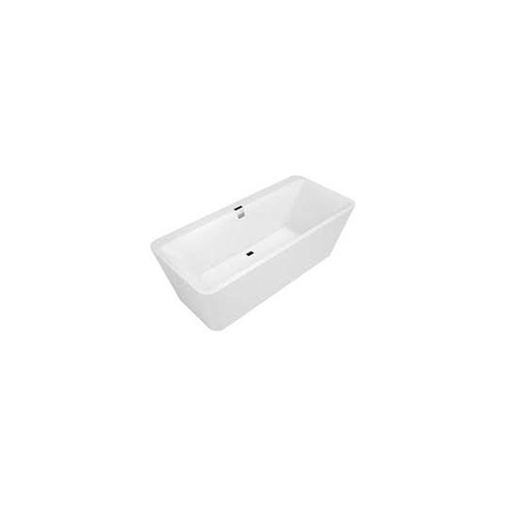 Vana volně stojící Villeroy&Boch Squaro Edge 12, 180X80 cm, s panelem, system vypouštěcí a přepadová, Weiss Alpin- sanitbuy.pl