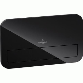 Tlačítko Villeroy&Boch Viconnect, 26,9x16,1 cm, glossy black- sanitbuy.pl