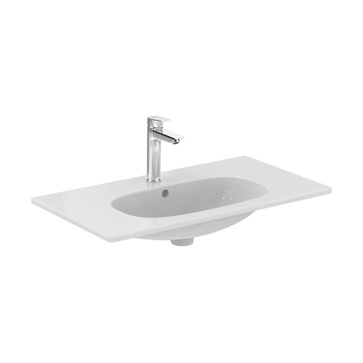 Umyvadlo Ideal Standard Tesi 80 cm z powierzchniami bocznymi bílá s otvorem pro baterii- sanitbuy.pl