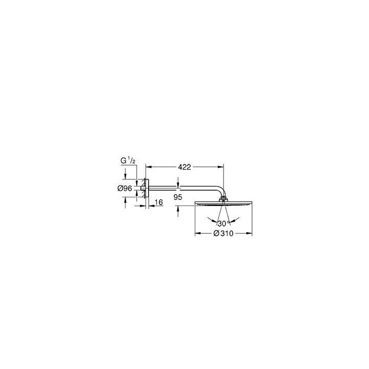 Grohe sprchový set Rainshower Cosmopolitan 31 chrom- sanitbuy.pl