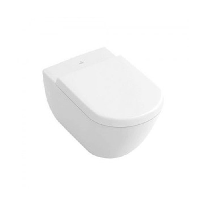Mísa WC Villeroy & Boch Subway 2.0 závěsná s hlubokým splachováním 37,5x56,5 cm bez kołnierza wewnętrznego, Weiss Alpin + AntiBa
