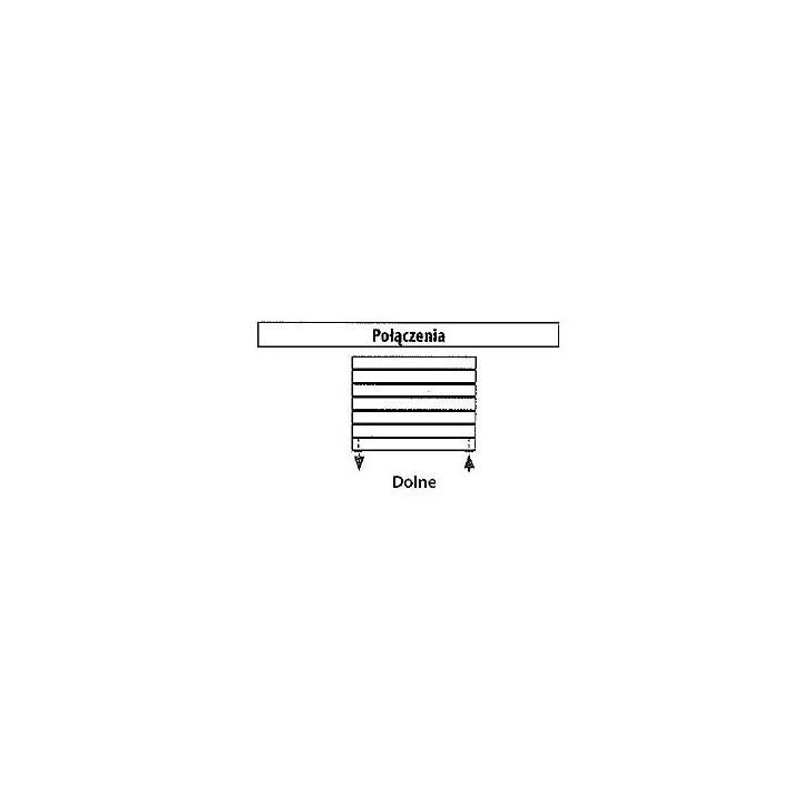 Radiátor Irsap Flauto 176,2x60,6 cm - bílý- sanitbuy.pl