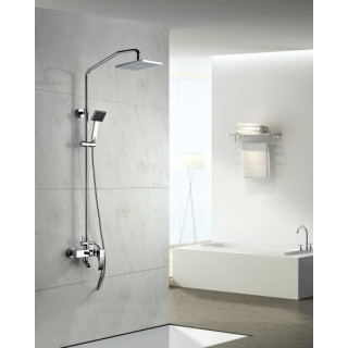 Souprava vannovásprchový Blue Water Liwia na stěnu, chrom - sanitbuy.pl