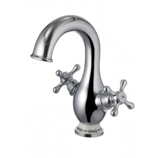 Umyvadlová baterie, Art Platino Nikolas s dvěma kohouty chrom - sanitbuy.pl