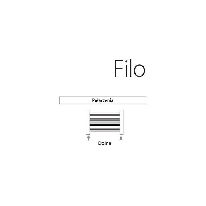 Radiátor Irsap Xilo 2 174,4x75,6 cm - bílý- sanitbuy.pl