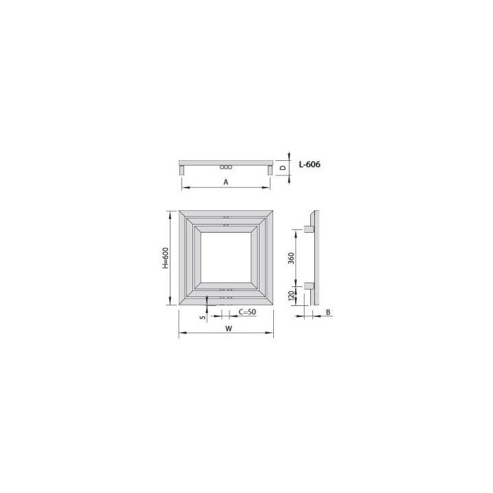 Radiátor Enix Libra L-606 szer. 60 x wys. 60 cm- sanitbuy.pl