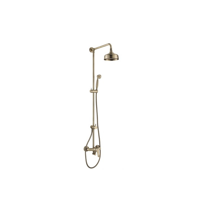 Sprchový set Omnires Art Deco, wys. 125 cm, antický bronz- sanitbuy.pl