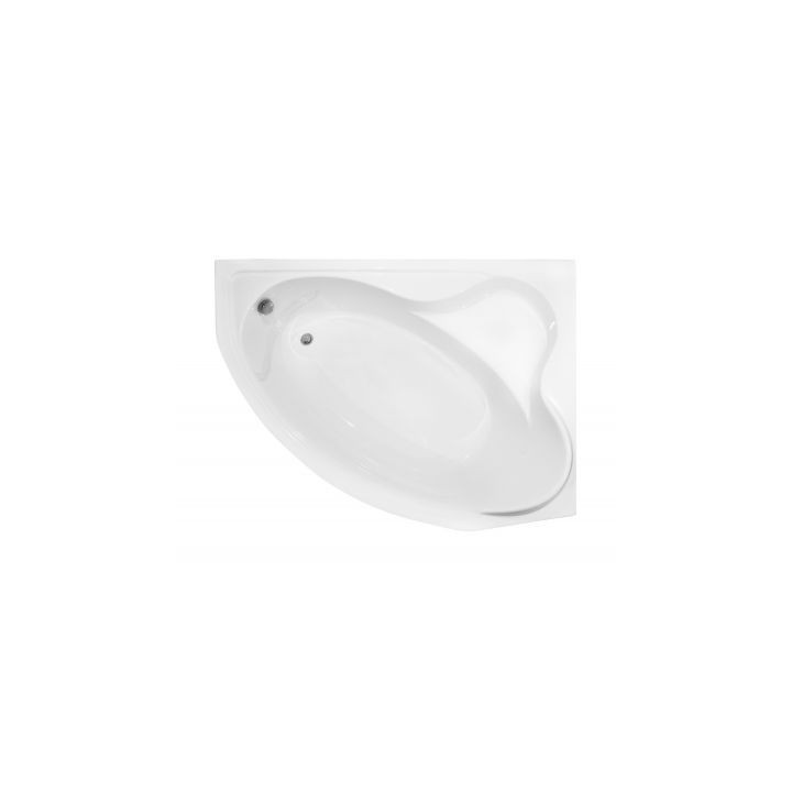Rohová vana Besco Delfina 166x107 cm asymetrické levá bílá- sanitbuy.pl