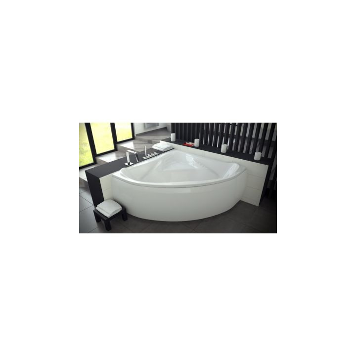 Rohová vana Besco Ewa 134x134 cm symetrická bílá - sanitbuy.pl