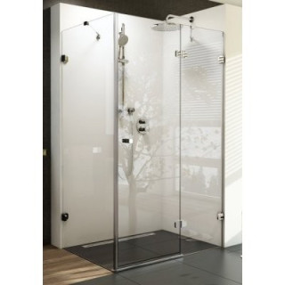 Dveře sprchové i stěna stálá BSDPS 120x90 L Ravak Brilliant z wejściem z przodu - levé, chrom + transparent- sanitbuy.pl