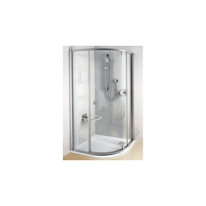 Sprchový kout Ravak Pivot PSKK3-100 čtvrtkruhový polerowane hliník + transparent PSKK3 - sanitbuy.pl