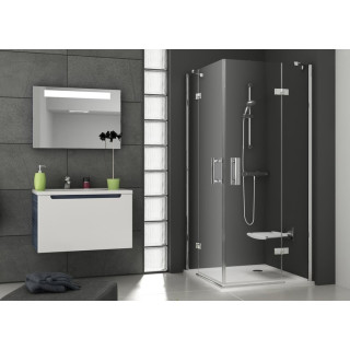 Sprchový kout Ravak SmartLine čtvercová čtvercová SMSRV4 90x90 Chrom+Transparent 190 cm - sanitbuy.pl