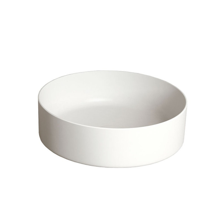 Umyvadlo Cielo Shui Comfort na postavení na desku, kulatá, 60x38 cm, Lino- sanitbuy.pl