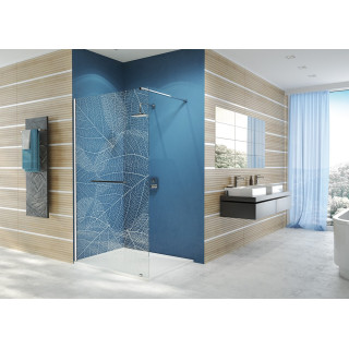 Koutu Walk-In Sanplast P/FREEII 100x200 cm profil lesklý chrom, sklo čiré- sanitbuy.pl