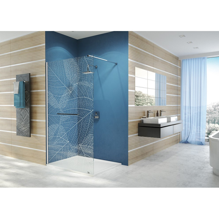 Koutu Walk-In Sanplast P/FREEII 100x200 cm profil lesklý chrom, sklo čiré- sanitbuy.pl