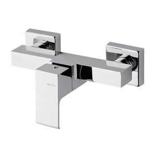 Sprchový set s baterií nwannową 3 otworową Bruma Linea z přepadem a horní sprchou 25 cm, sunset- sanitbuy.pl