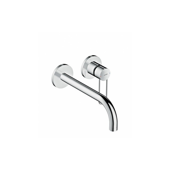 Umyvadlová baterie Axor Uno páková podomítková s rukojetí Loop výtokové rameno 22,5 cm, chrom - sanitbuy.pl